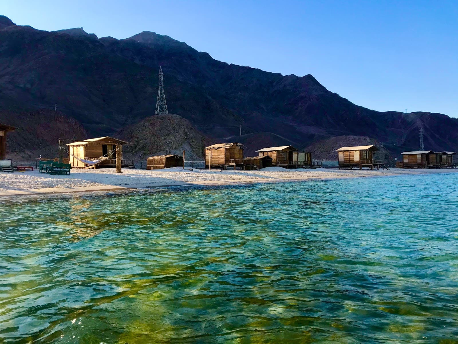 Turquoise waters of the Red Sea at Ananda Beach Camp